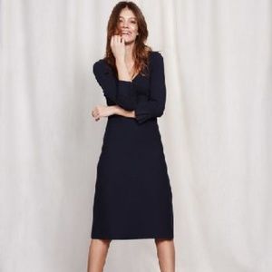 New Boden Juliette Knitted Dress 2P Navy/Indigo